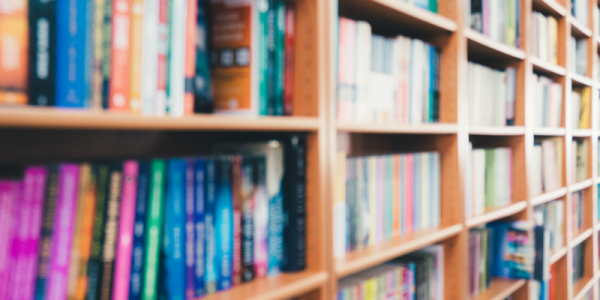 book store shelves